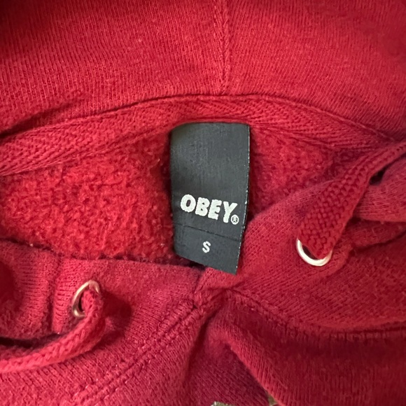 OBEY SWEATSHIRT HOODIE ORIGINAL GANGSTA - Picture 3 of 4